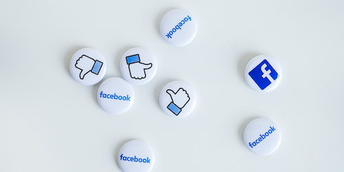 Facebook logo buttons