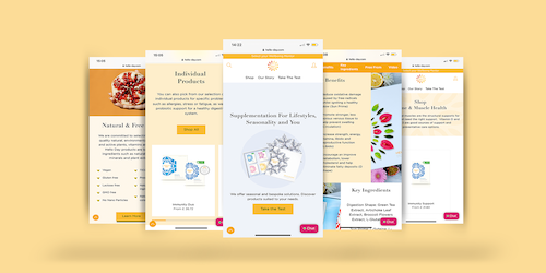 Appetite Creative revamp the websites for food supplier brands Hello Day and VSL#3.