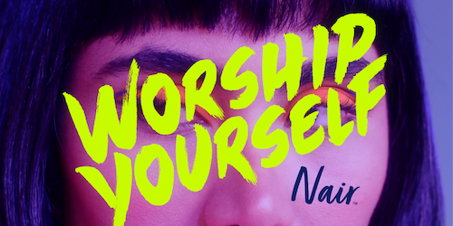 title card that says "worship yourself"